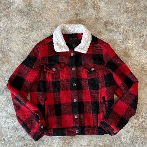 RD Style Buffalo Plaid Jacket - Picture 1 of 2